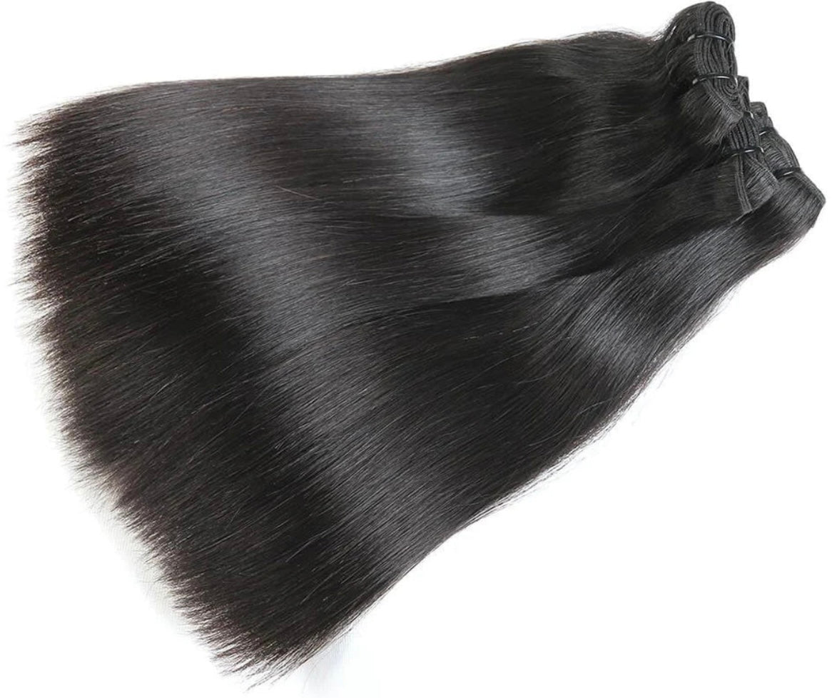 Virgin Silky Straight: 4 Bundle Deal